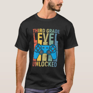 T-shirt Enseignant de 3e année 3e année niveau déverrouill