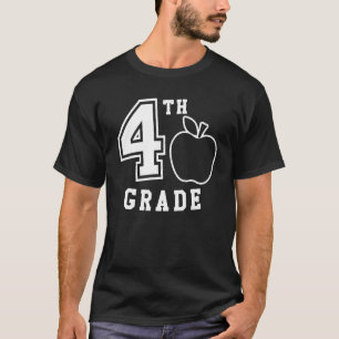 T-shirt Enseignant de 4e année ou élève de 4e année corres
