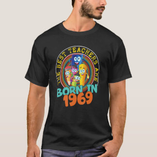 T-shirt Enseignant de 53 ans né en 1969 53e anniversaire T