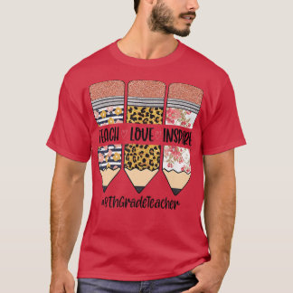 T-shirt Enseignant de 8e année Retour à l'école Enseigner 
