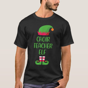 T-shirt Enseignant de chorale Elfe Noël Famille Groupe ass