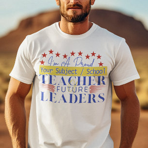 T-shirt Enseignant de futurs leaders - École de quatrième