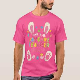T-shirt Enseignant de garderie Pâques jumelé Fête de famil