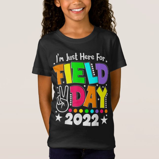 T-Shirt Enseignant de la journée de l'école Je suis juste  (Devant)