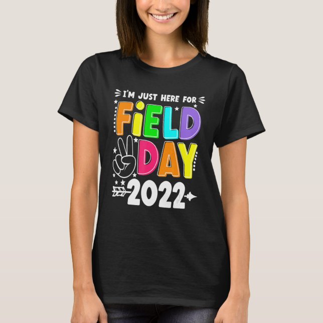 T-shirt Enseignant de la journée de l'école Je suis juste  (Devant)