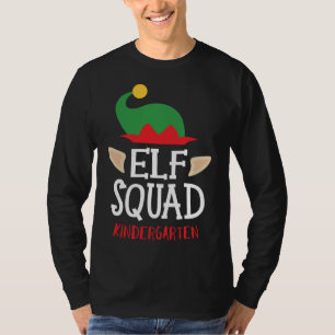 T-shirt Enseignant de la maternelle de l'équipe des elfes