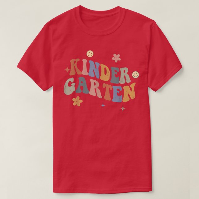 T-shirt Enseignant de la maternelle Premier jour de l'écol (Design devant)
