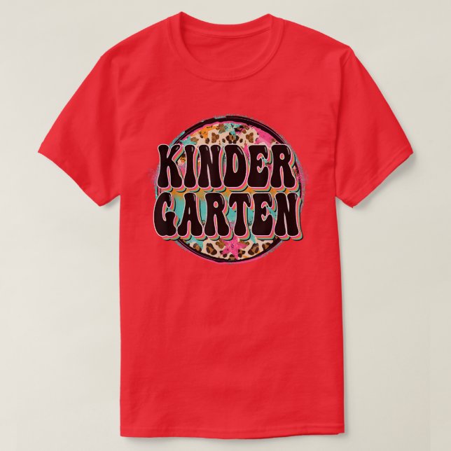 T-shirt Enseignant De La Maternelle Retourner À L'École Gr (Design devant)