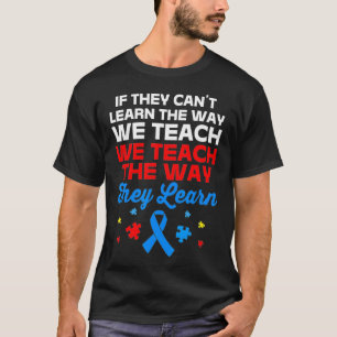 T-shirt Enseignant de la Sensibilisation sur l'autisme de 