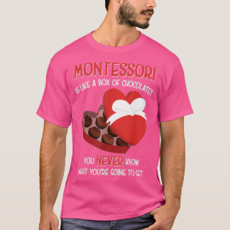T-shirt Enseignant de l'école Montessori Valentine's Day C