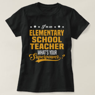 T-shirt Enseignant de l'école primaire