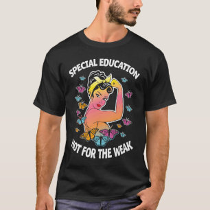 T-shirt Enseignant de l'éducation spéciale Papillon Fier C