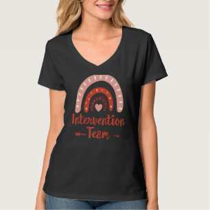 T-shirt Enseignant de l'intervention de l'équipe d'interve