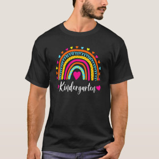 T-shirt Enseignant de maternelle Arc-en-ciel Rentree des c