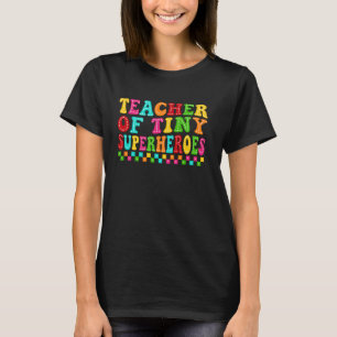 T-shirt Enseignant de maternelle pré-K de Tiny Superheroes