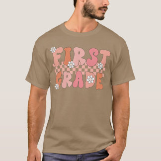 T-shirt Enseignant de première année Rétro Vintage Enseign