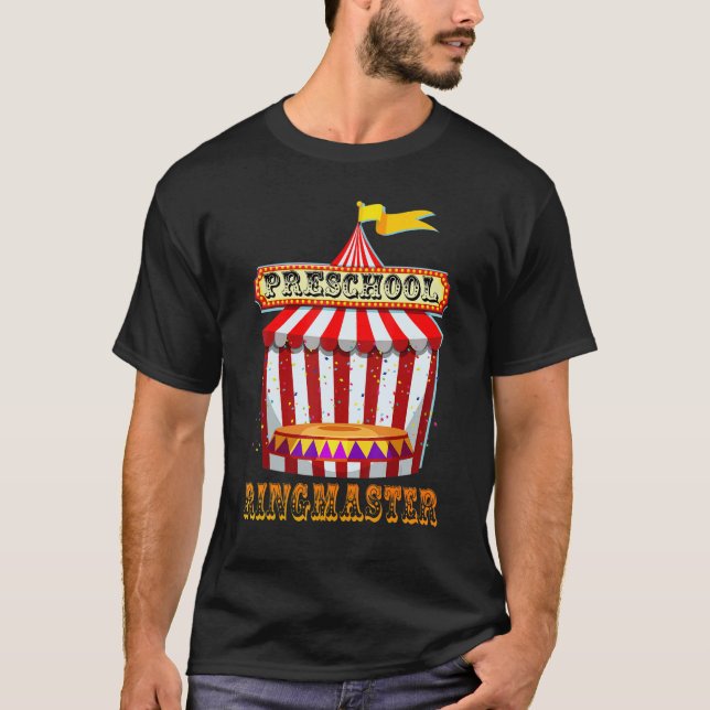 T-shirt Enseignant de Ringmaster de maternelle Carnaval de (Devant)