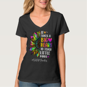T-shirt Enseignant De Spiritualité Il Faut Un Grand Coeur 