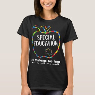 T-shirt Enseignant d'éducation spéciale pour l'autisme Enf