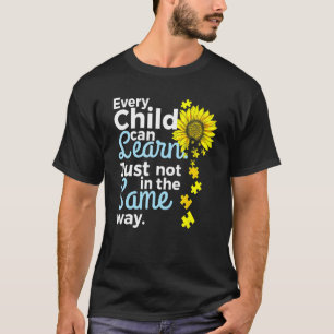 T-shirt Enseignant d'éducation spéciale sur l'autisme Tour