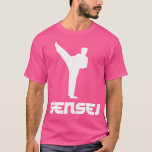 T-shirt Enseignant des arts martiaux Sensei Entraîneur de