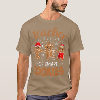 T-shirt Enseignant des cookies intelligents Pain d'épices 