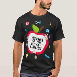 T-shirt Enseignant des lapins les plus mignons Oeufs de la