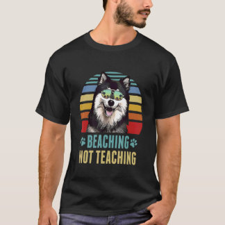 T-shirt Enseignant du chien lapon finlandais
