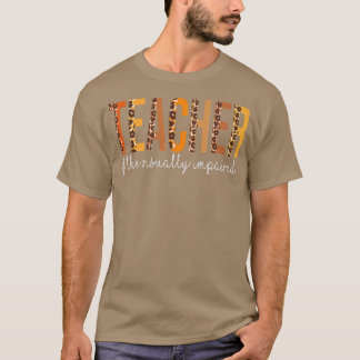 T-shirt Enseignant Du Léopard Malvoyé Automne Autu