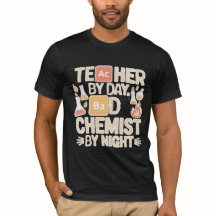 T-shirt enseignant en chimie