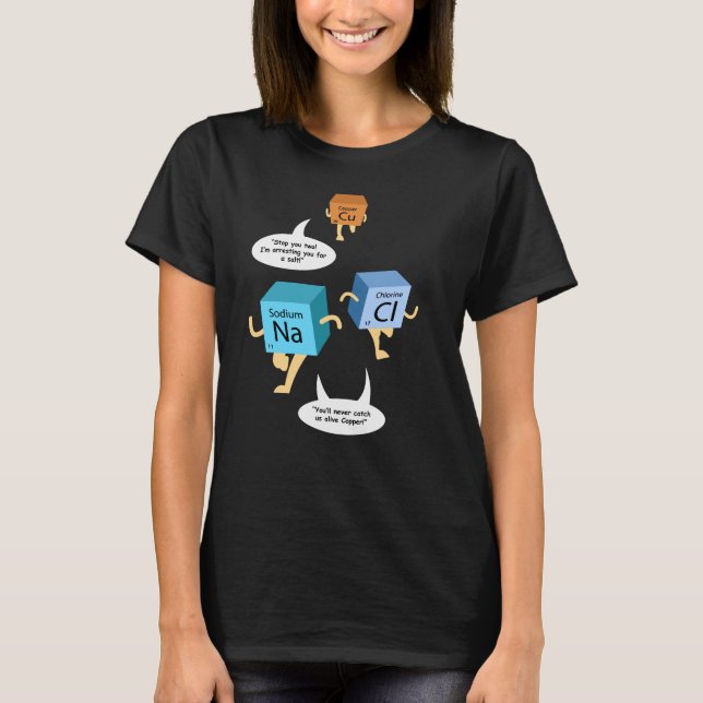 T-shirt Enseignant en chimie Anniversaire Gag Science Geek (Devant)