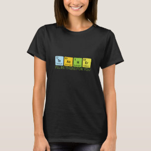 T-shirt Enseignant En Chimie Te Ac H Er