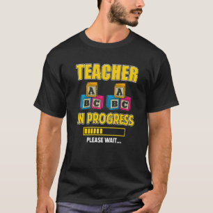 T-shirt Enseignant en cours Éducateur futur Rainbow Dabbin