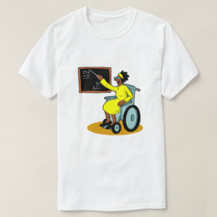 T-shirt Enseignant En Fauteuil Roulant