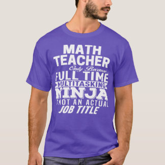 T-shirt Enseignant en mathématiques 3