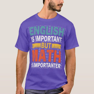 T-shirt Enseignant en mathématiques amusant2
