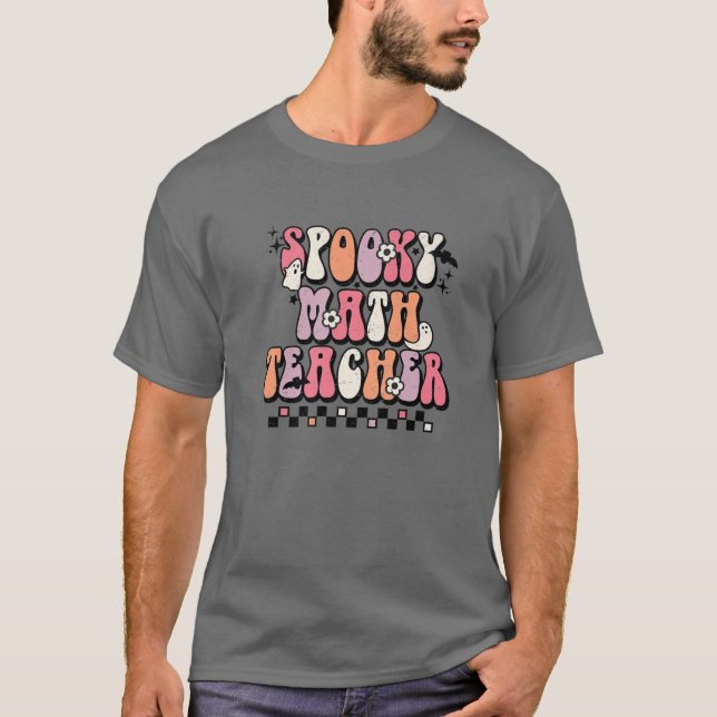 T-shirt Enseignant en mathématiques Éffrayantes super Fant (Devant)
