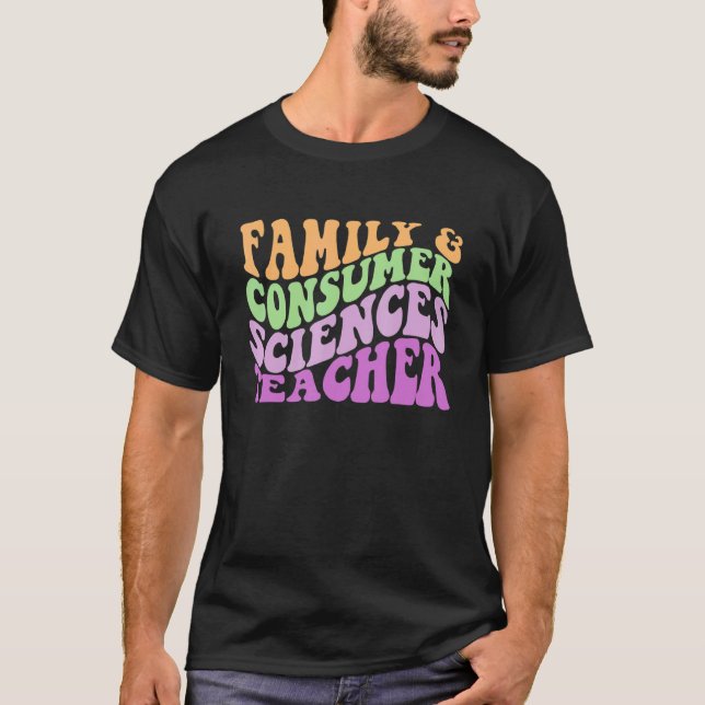 T-shirt Enseignant en sciences de la consommation familial (Devant)