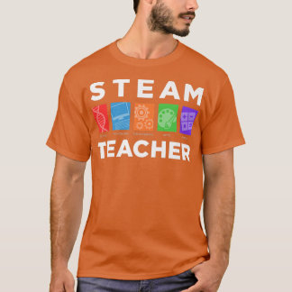 T-shirt ENSEIGNANT EN VAPEUR Science Technologie Génie Art