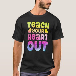 T-shirt Enseignant Enseigner Votre Coeur Retour À La Crava