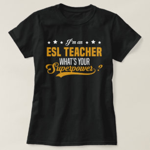 T-shirt Enseignant ESL