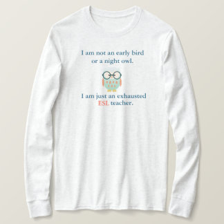 T-SHIRT ENSEIGNANT ESL (LONG SLEEVE).