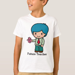 T-shirt Enseignant futur avec coeur