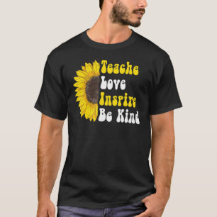 T-shirt Enseignant Hippy super Soyez gentil Enseigner Amou