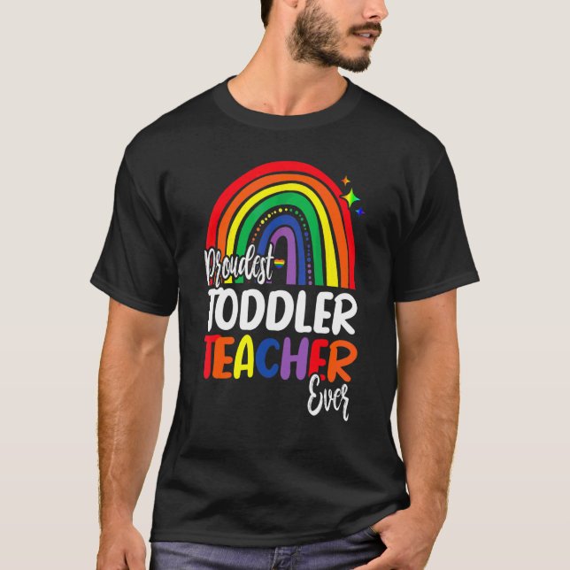 T-shirt Enseignant Le Plus Fière Des Jeunes Que J'Ai Promi (Devant)