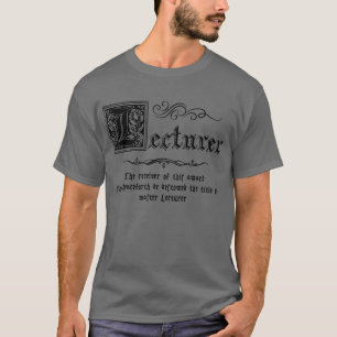 T-shirt Enseignant maître médiéval