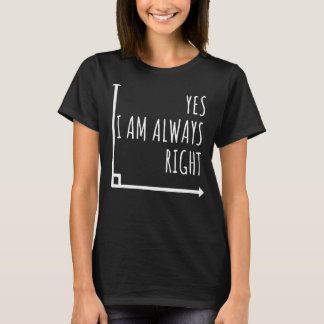 T-shirt Enseignant Math Oui Je Suis Toujours Bien Mathemat