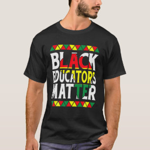 T-shirt Enseignant Noir Enseignant Noir Histoire Mois