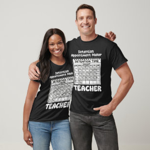 T-SHIRT ENSEIGNANT - PLANIFICATEUR DE DÉTENTION