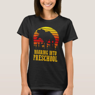 T-shirt Enseignant Pré K Retour À L'École Préscolaire Dino